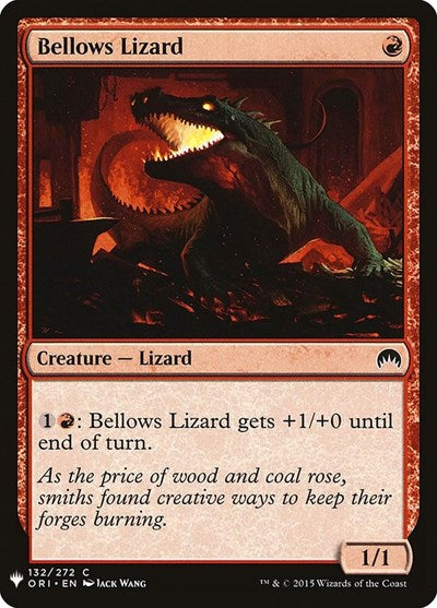 Bellows Lizard (Mystery Booster) Near Mint