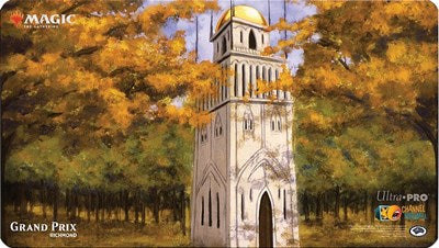 Magic Grand Prix 2018 Playmat: Richmond Mythic Package- Urza's Tower (Magic Promotional Playmats) New