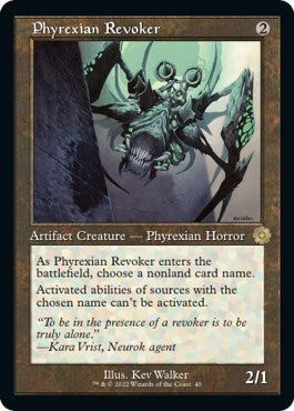 Phyrexian Revoker (The Brothers' War: Retro Frame Artifacts) Light Play
