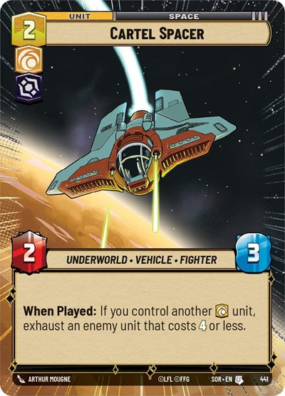 Cartel Spacer (Hyperspace) (Spark of Rebellion) Near Mint
