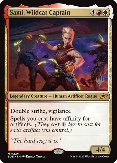 Sami, Wildcat Captain (Promo Pack: Edge of Eternities) Near Mint Foil