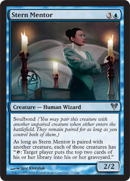 Stern Mentor (Avacyn Restored) Light Play