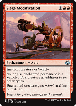 Siege Modification (Aether Revolt) Near Mint