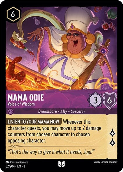 Mama Odie - Voice of Wisdom (Into the Inklands) Near Mint Cold Foil