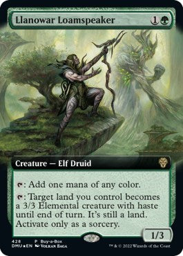 Llanowar Loamspeaker (Promos: Buy-A-Box) Light Play