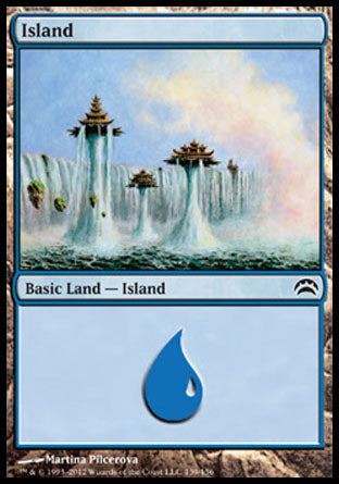 Island (139) (Planechase 2012) Light Play