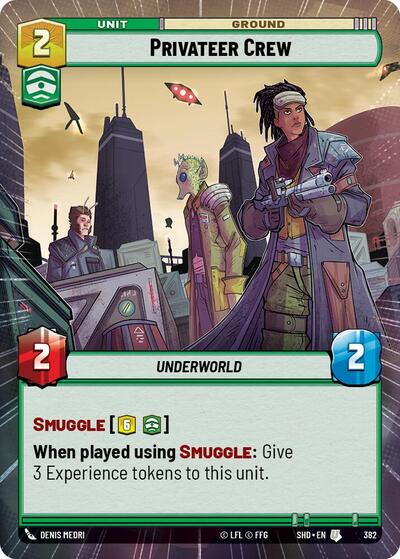 Privateer Crew (Hyperspace) (Shadows of the Galaxy) Near Mint Foil