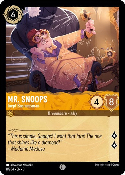 Mr. Snoops - Inept Businessman (Into the Inklands) Near Mint