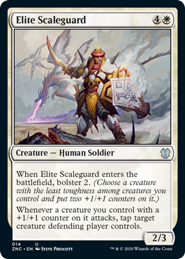 Elite Scaleguard (Commander 2020 Zendikar Rising) Light Play