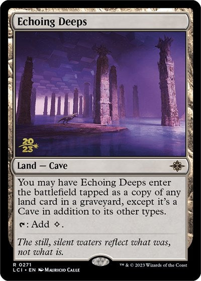Echoing Deeps (Promos: Prerelease Cards) Medium Play Foil