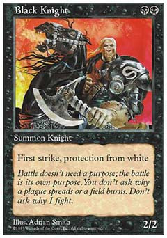 Black Knight (5th Edition) Light Play