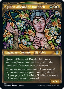 Queen Allenal of Ruadach (Showcase) (Dominaria United) Medium Play Foil