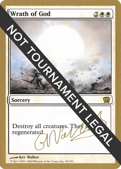 Wrath of God - 2004 Gabriel Nassif (8ED) (World Championship Decks) Light Play