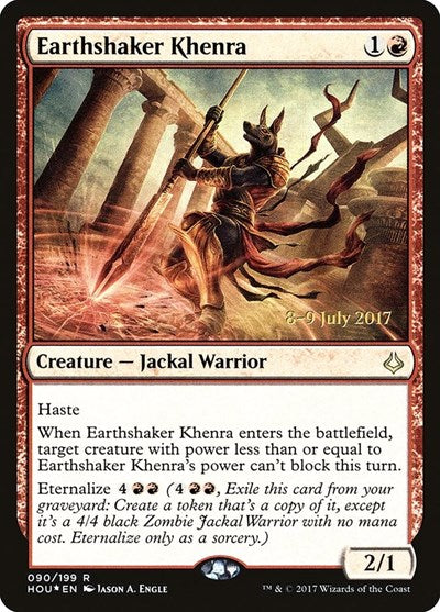 Earthshaker Khenra (Promos: Prerelease Cards) Light Play Foil