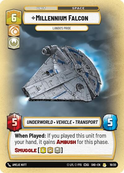 Millennium Falcon Lando's Pride (Shadows of the Galaxy: Weekly Play Promos) Near Mint