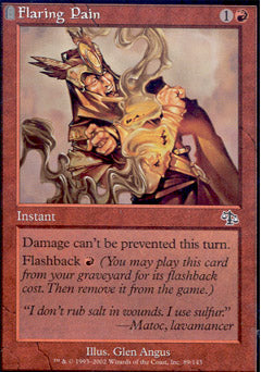 Flaring Pain (Judgment) Medium Play Foil