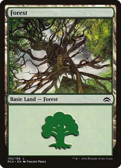 Forest (155) (Planechase Anthology) Light Play