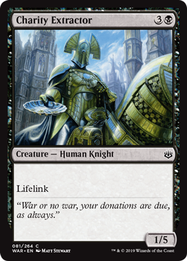 Charity Extractor (War of the Spark) Light Play Foil
