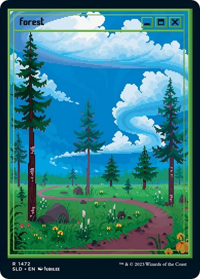 Forest (1472) (Secret Lair) Near Mint Foil