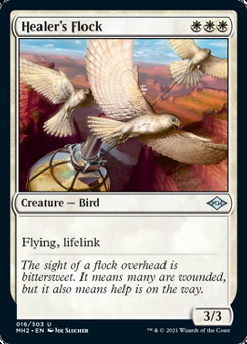 Healer's Flock (Modern Horizons 2) Near Mint Foil