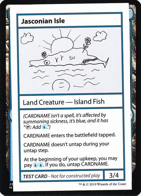 Jasconian Isle (No PW Symbol) (Mystery Booster Test Print 2021) Near Mint