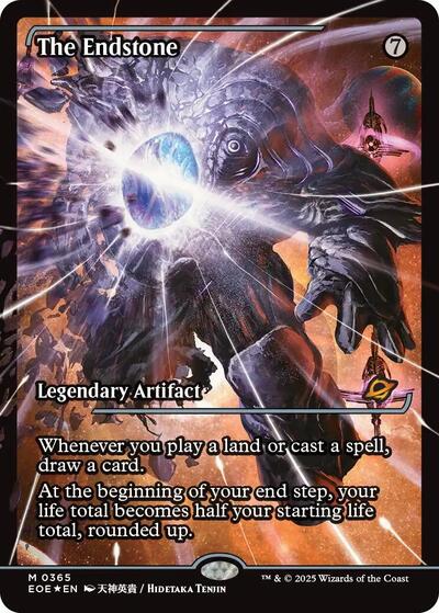 The Endstone (Showcase) (Edge of Eternities) Light Play Foil