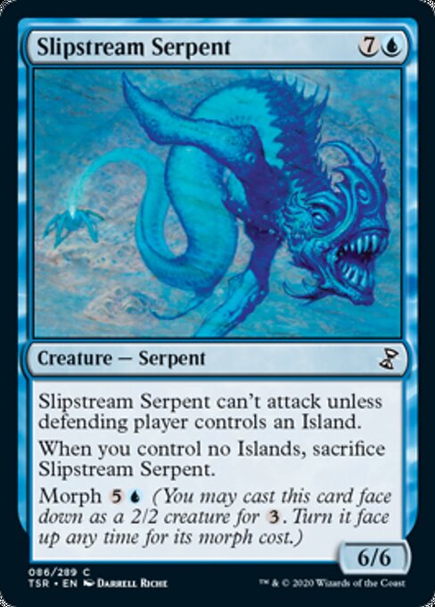 Slipstream Serpent (Time Spiral Remastered) Light Play Foil