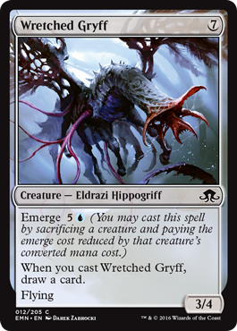 Wretched Gryff (Eldritch Moon) Heavy Play Foil