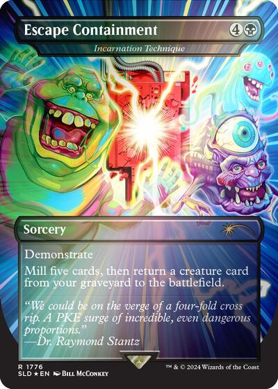 Escape Containment - Incarnation Technique (Rainbow Foil) (Secret Lair) Light Play Foil