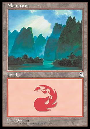 Mountain (177) (Portal Three Kingdoms) Near Mint