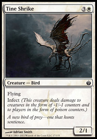 Tine Shrike (Mirrodin Besieged) Medium Play