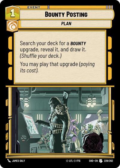 Bounty Posting (Shadows of the Galaxy) Near Mint Foil