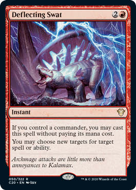 Deflecting Swat (Commander 2020 Ikoria) Medium Play