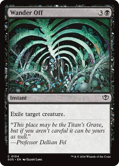 Wander Off (Secrets of Strixhaven) Near Mint