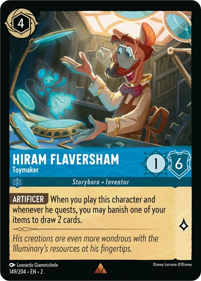 Hiram Flaversham - Toymaker (Rise of the Floodborn) Near Mint