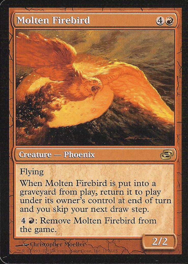 Molten Firebird (Planar Chaos) Medium Play Foil