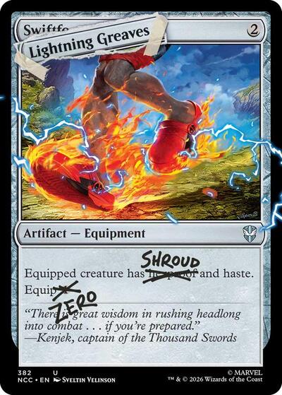 Lightning Greaves (382) (Secret Lair) Near Mint Foil