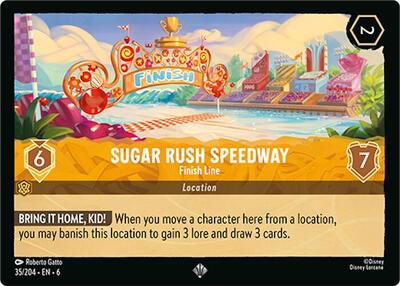 Sugar Rush Speedway - Finish Line (Azurite Sea) Near Mint