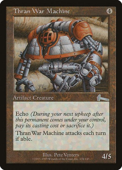 Thran War Machine (Urza's Legacy) Medium Play