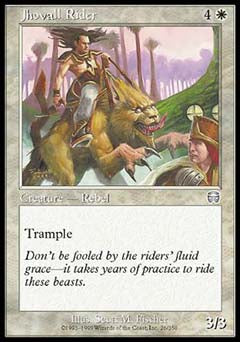 Jhovall Rider (Mercadian Masques) Light Play