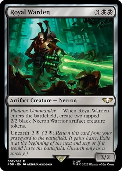 Royal Warden (Surge Foil) (Universes Beyond: Warhammer 40K) Near Mint Foil