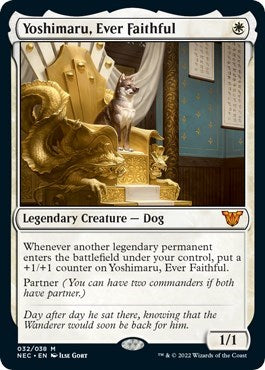 Yoshimaru, Ever Faithful (Commander: Kamigawa: Neon Dynasty) Damaged / Poor