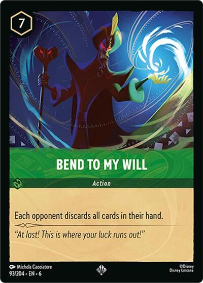 Bend to My Will (Azurite Sea) Near Mint Cold Foil