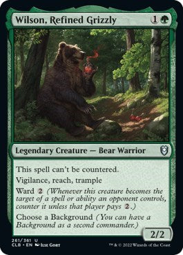 Wilson, Refined Grizzly (Commander Legends: Battle for Baldur's Gate) Near Mint Foil