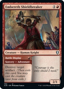Embereth Shieldbreaker (Commander Legends: Battle for Baldur's Gate) Near Mint