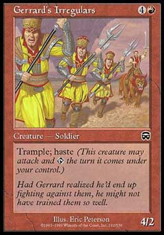 Gerrard's Irregulars (Mercadian Masques) Medium Play Foil