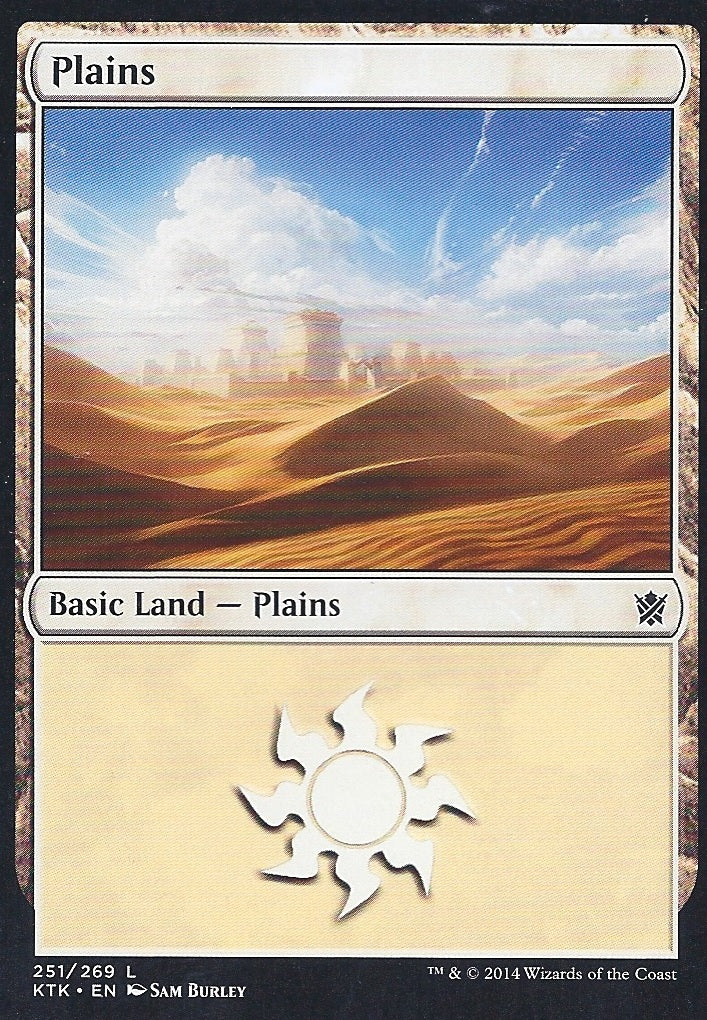 Plains (251) (Khans of Tarkir) Light Play
