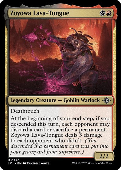 Zoyowa Lava-Tongue (The Lost Caverns of Ixalan) Light Play