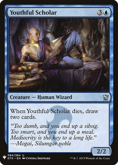 Youthful Scholar (Mystery Booster) Light Play