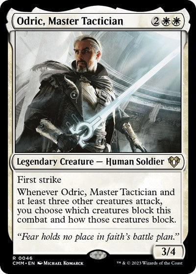 Odric, Master Tactician (Commander Masters) Near Mint